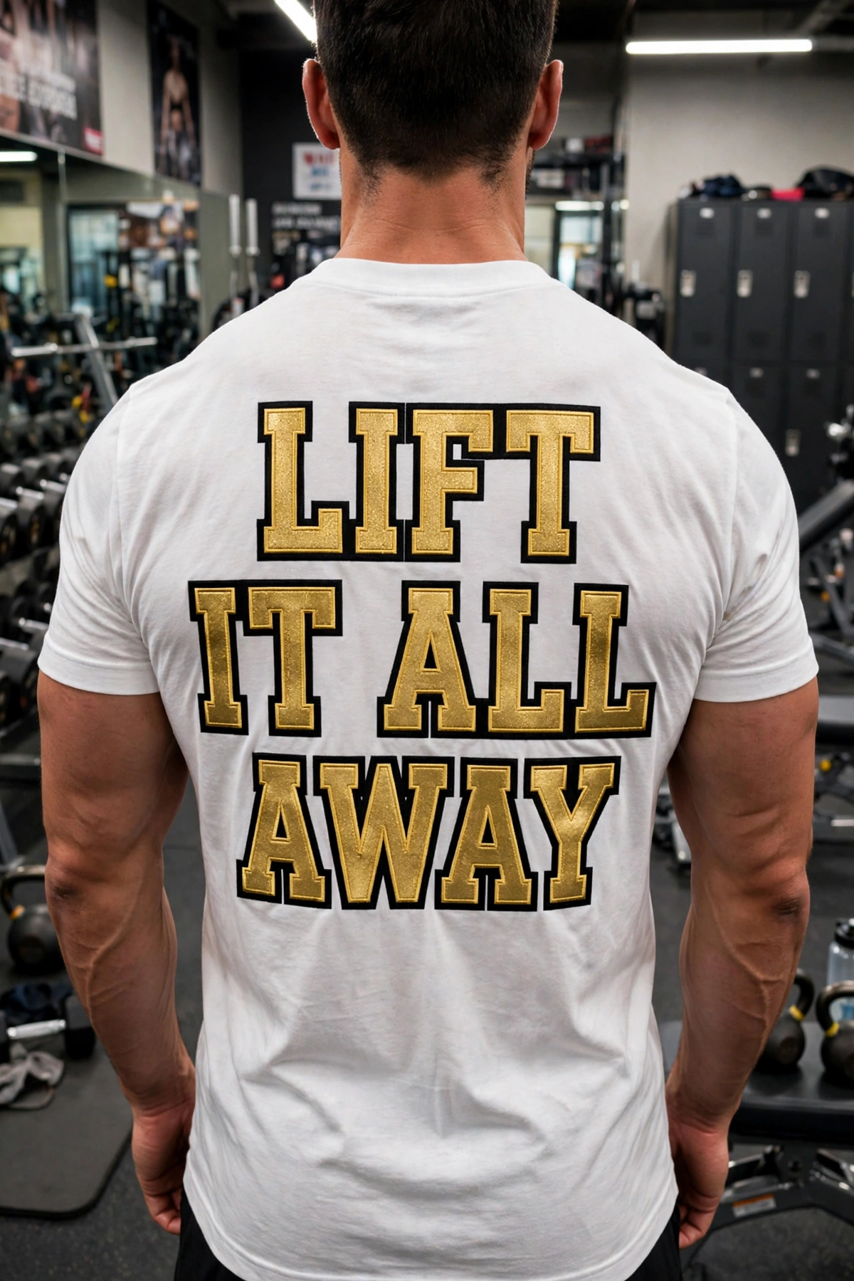 Lift It All Away Performance T-Shirt - (Gold standard edtion)