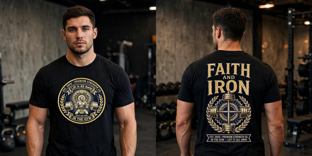 Lift It All Away (Faith And Iron edtion) 100% cotton tee