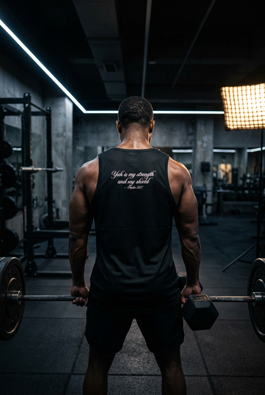 (KSFBLLC YAH STRONG) (Men’s Performance Tank Top