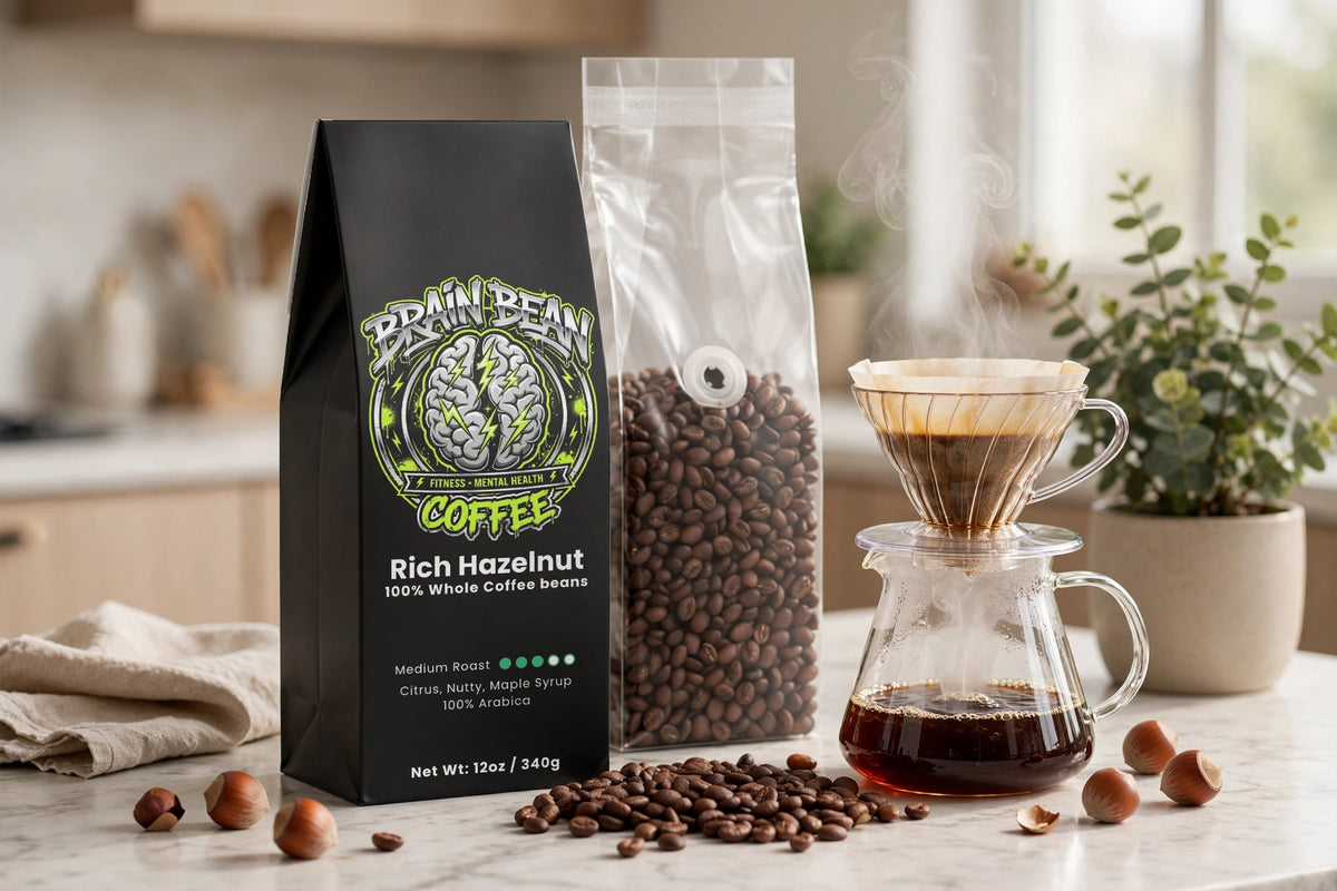 Brain Bean Coffee Rich Hazelnut (Medium Roast)