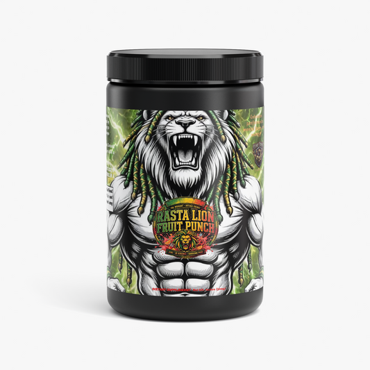 KSFBLLC (RASTA LION FRUIT PUNCH) Nitric Shock Pre-Workout Powder (Fruit Punch)