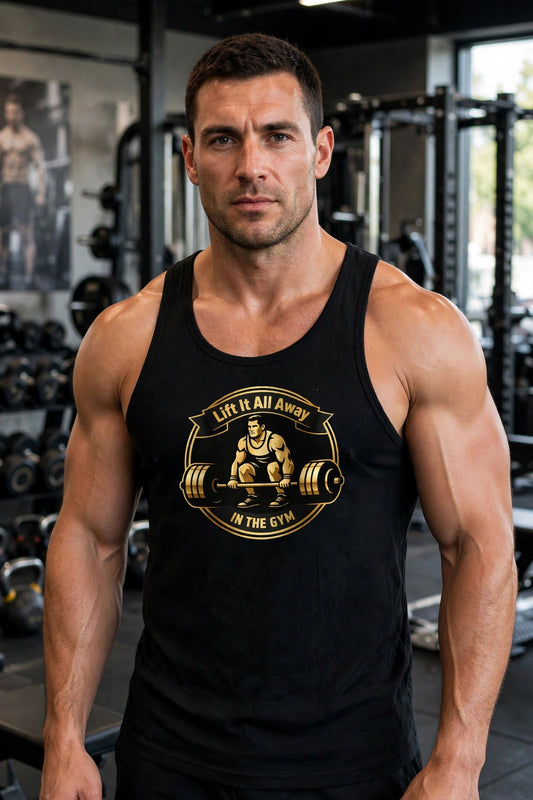 Lift It All Away Gold Standard  Edtion – Weightlifting Gym Tank