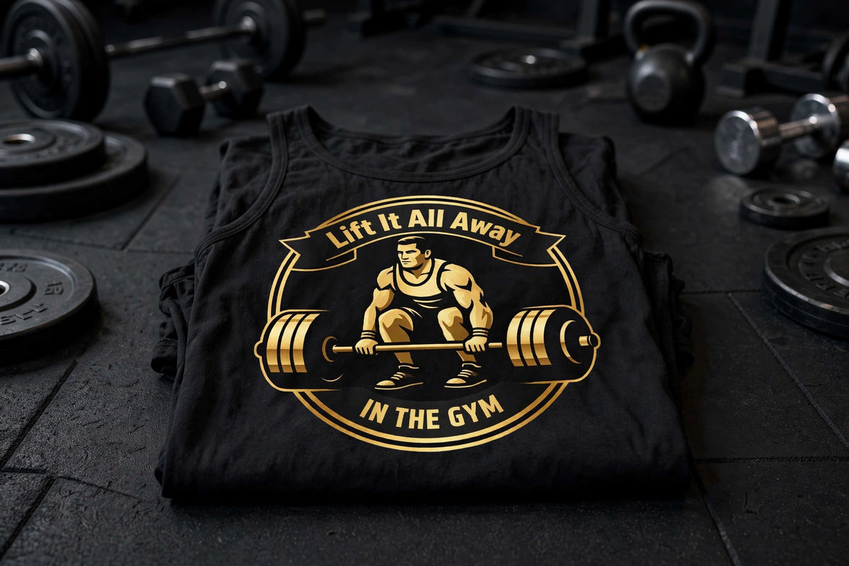 Lift It All Away Gold Standard  Edtion – Weightlifting Gym Tank