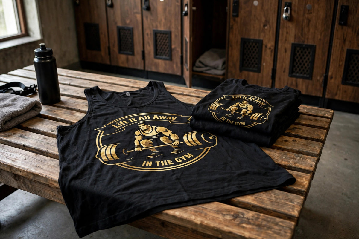 Lift It All Away Gold Standard  Edtion – Weightlifting Gym Tank