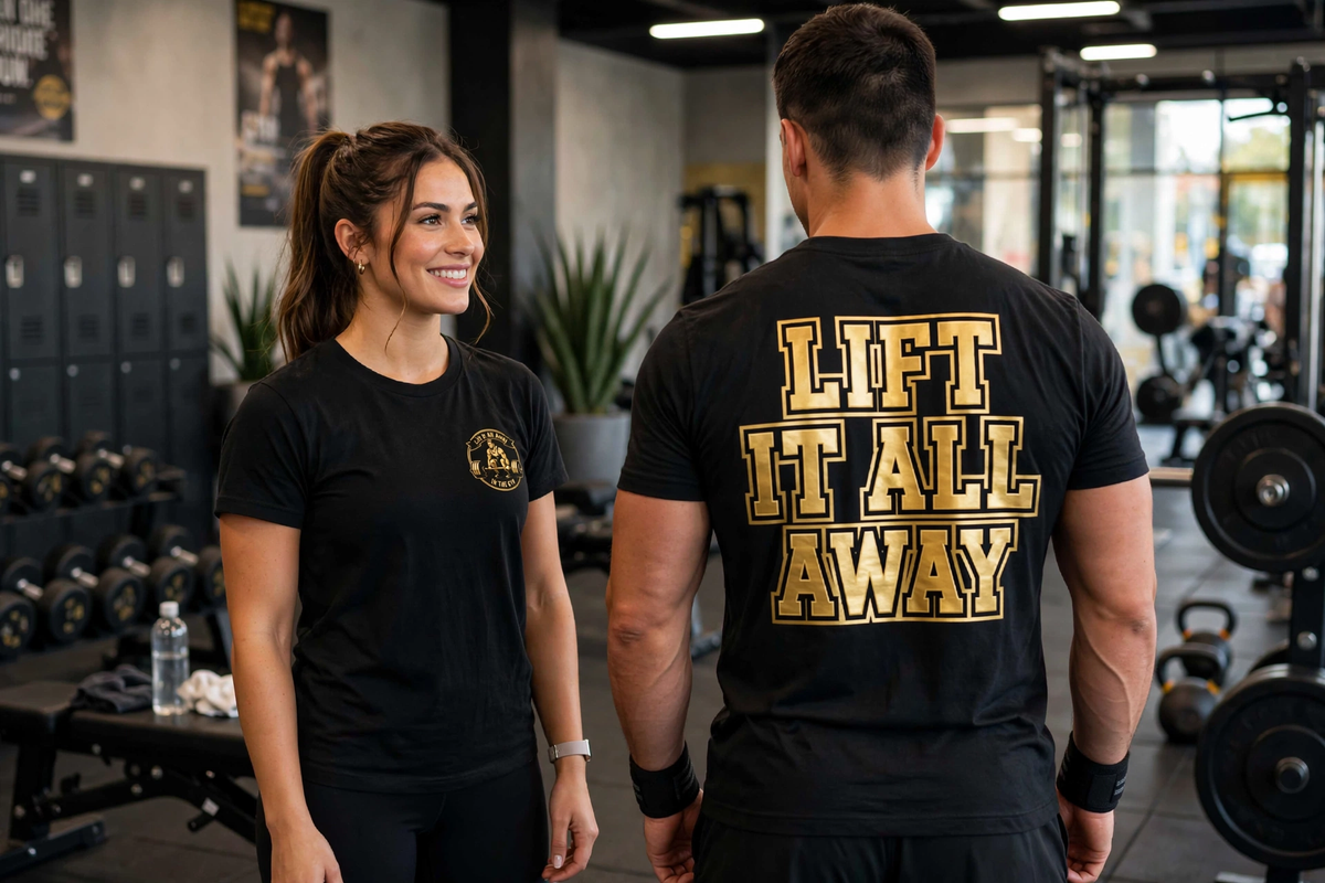 Lift It All Away Performance T-Shirt - (Gold standard edtion)