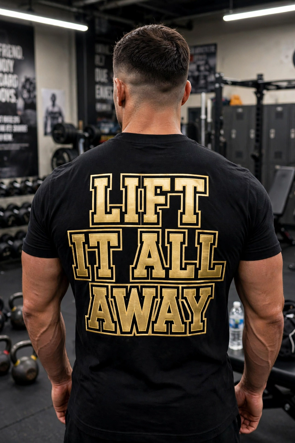 Lift It All Away Performance T-Shirt - (Gold standard edtion)
