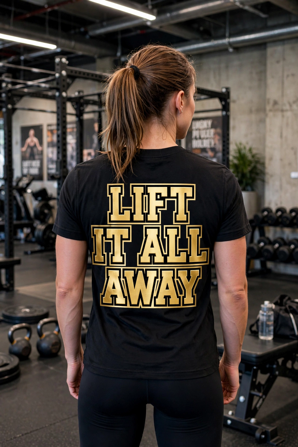 Lift It All Away Performance T-Shirt - (Gold standard edtion)