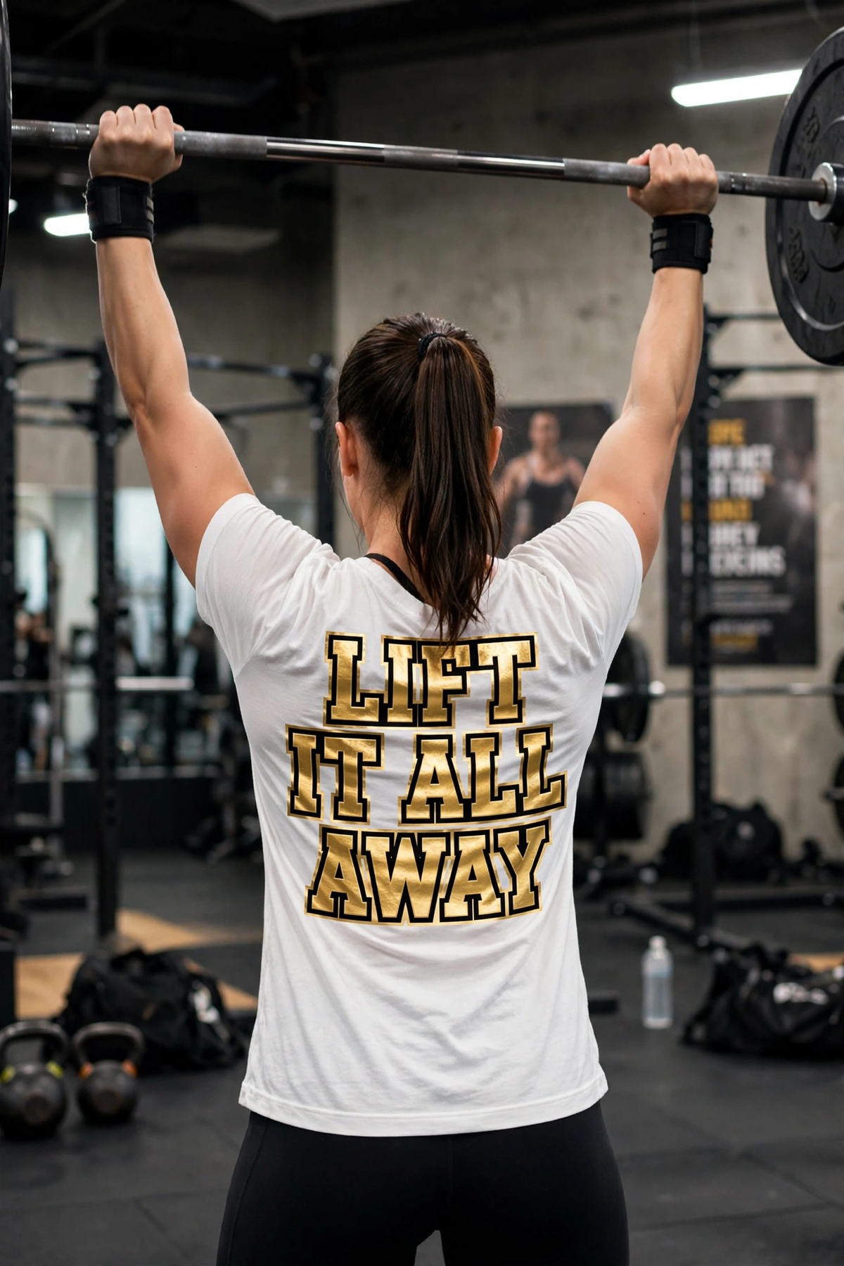 Lift It All Away Performance T-Shirt - (Gold standard edtion)