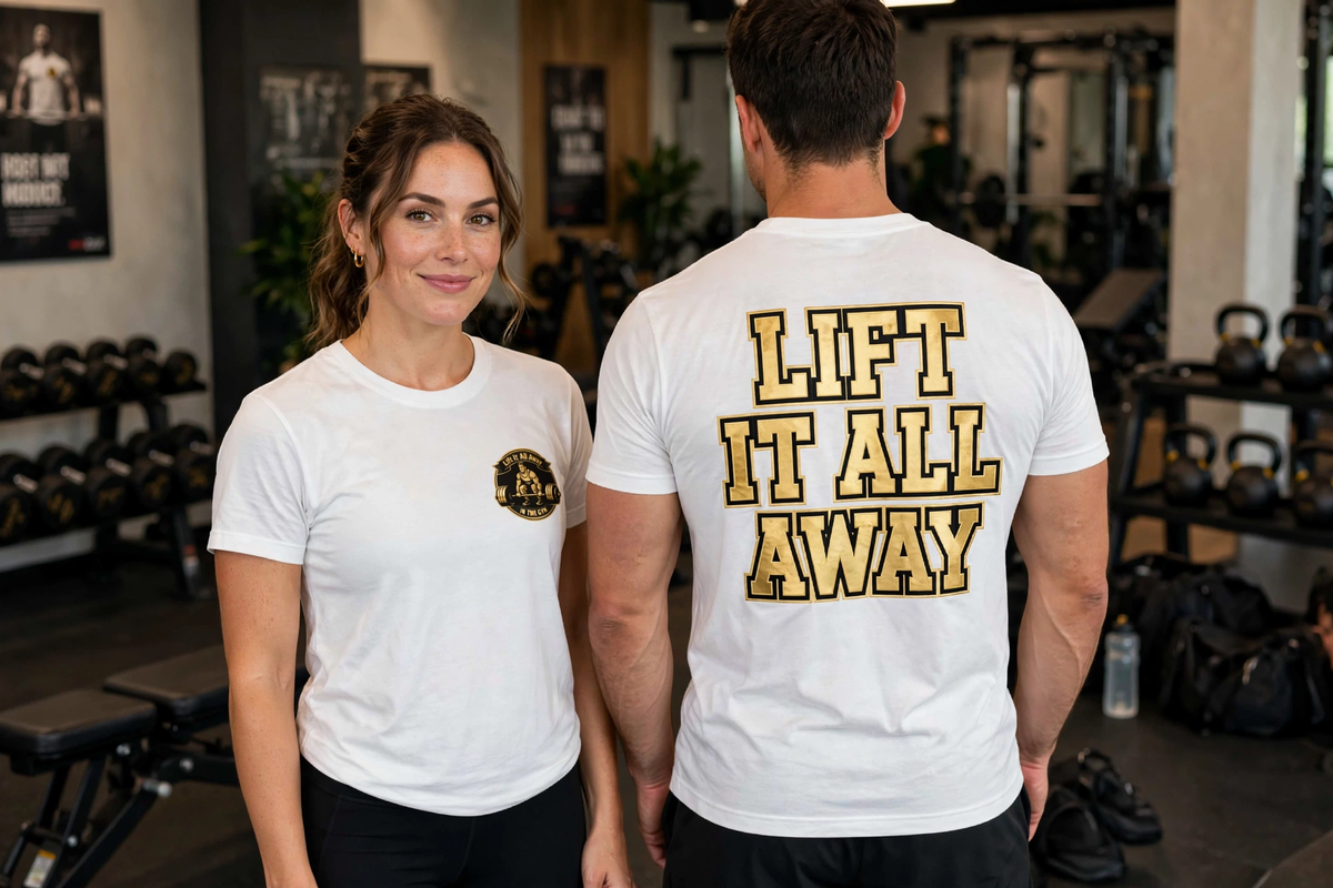 Lift It All Away Performance T-Shirt - (Gold standard edtion)