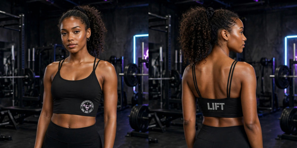 Women's Luxe Bra — 'LIFT' (no exscuses just faith)