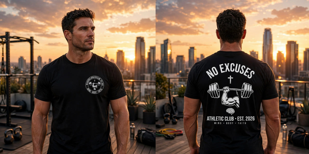 No Excuses Athletic Club-T-Shirt