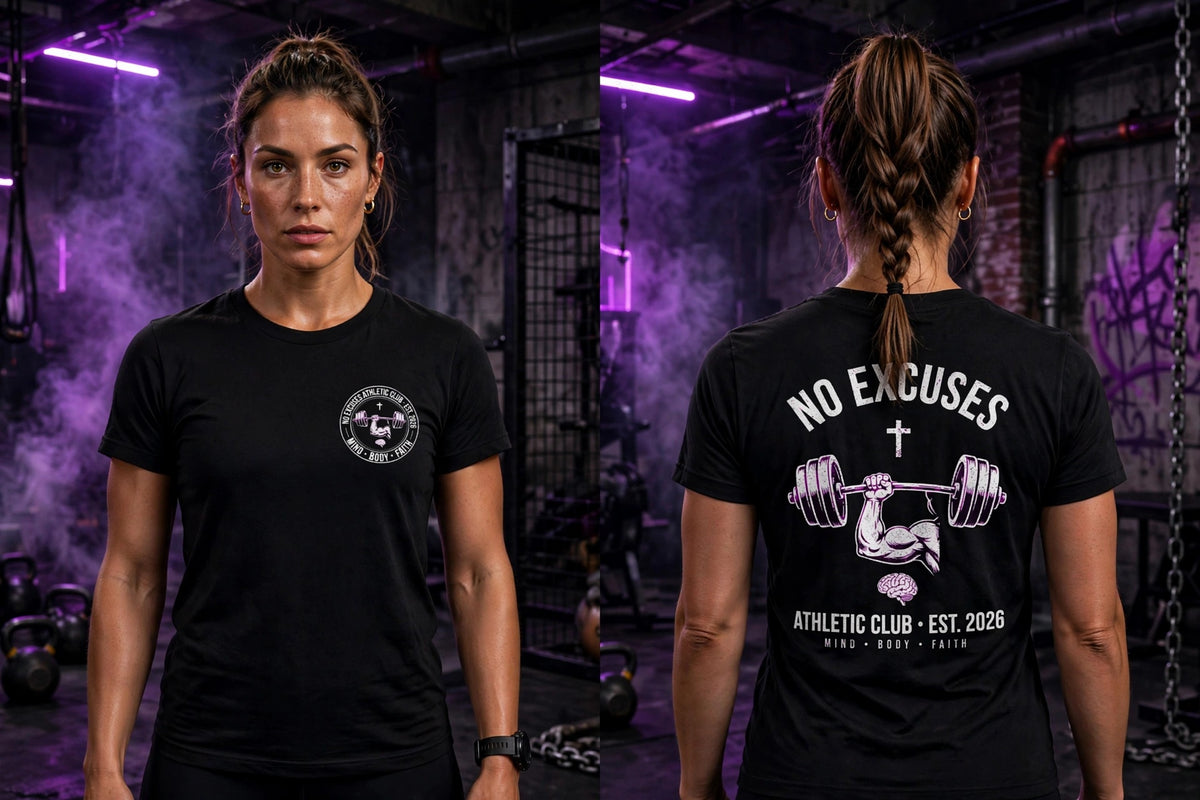No Excuses Athletic Club-T-Shirt