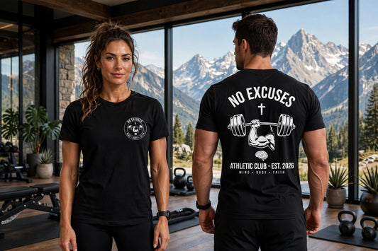 No Excuses Athletic Club-T-Shirt