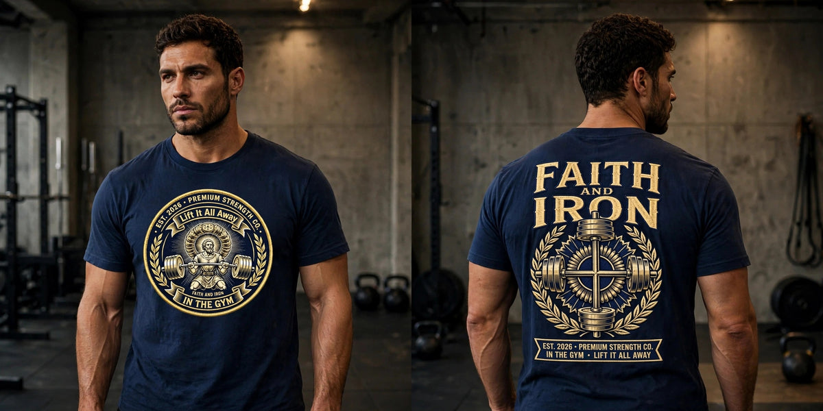 Lift It All Away (Faith And Iron edtion) 100% cotton tee
