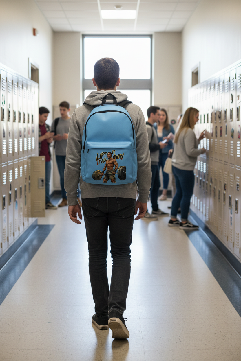 (Unisex) Royal Blue Lift It All Away Backpack