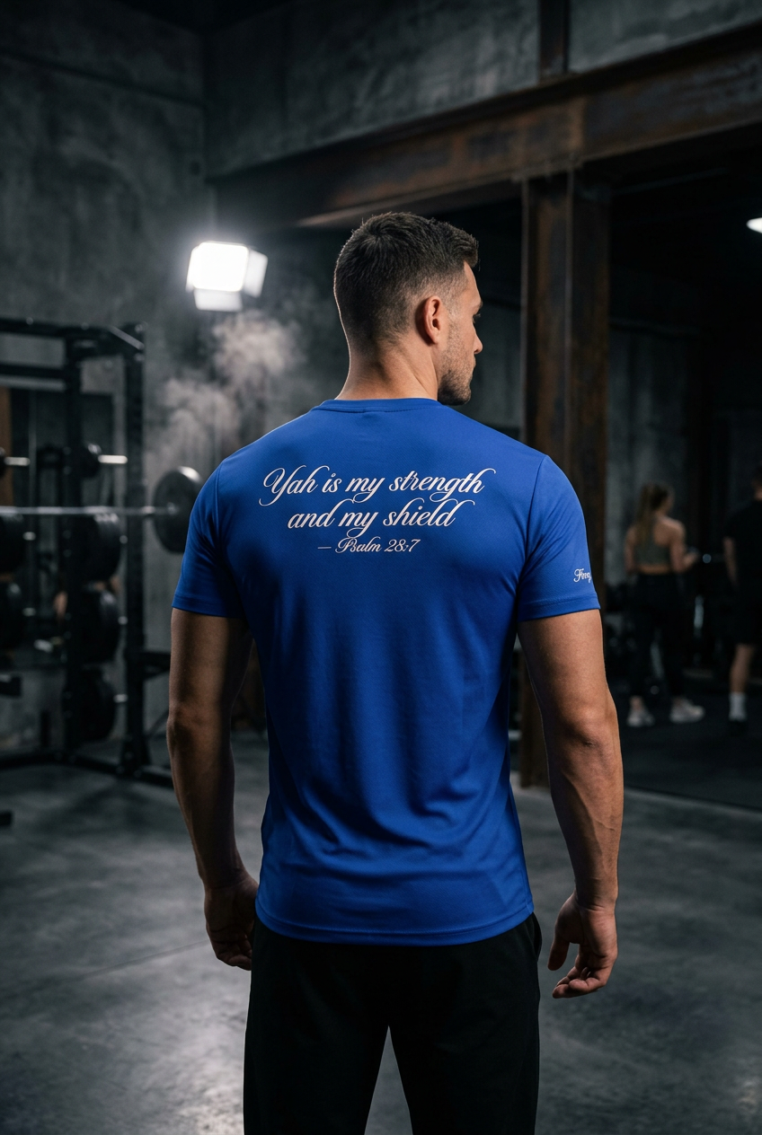 (KSFBLLC YAH STRONG) Men's Raglan Reflective T-Shirt