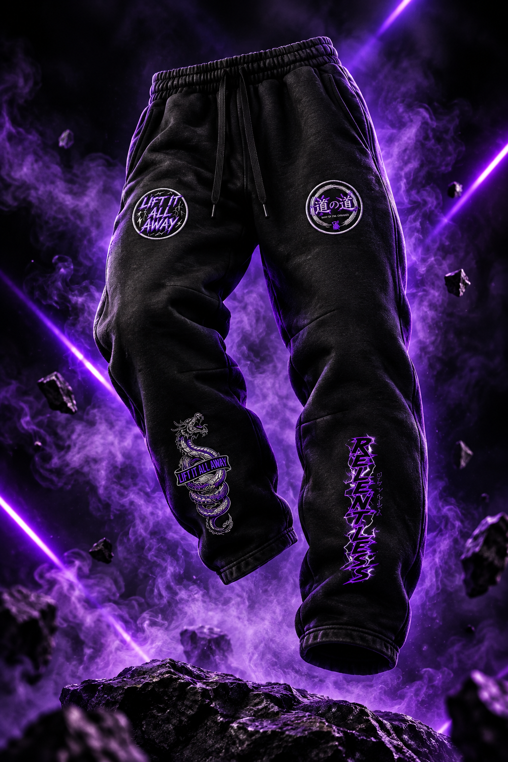 Unisex Vintage Wash Barrel Leg Fleece Sweatpants
