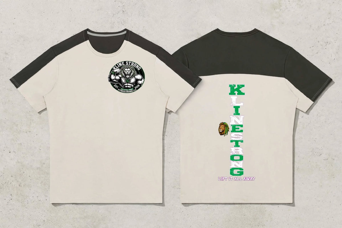 KSFBLLC(RASTA LION) Men's Color Block Performance T-Shirt