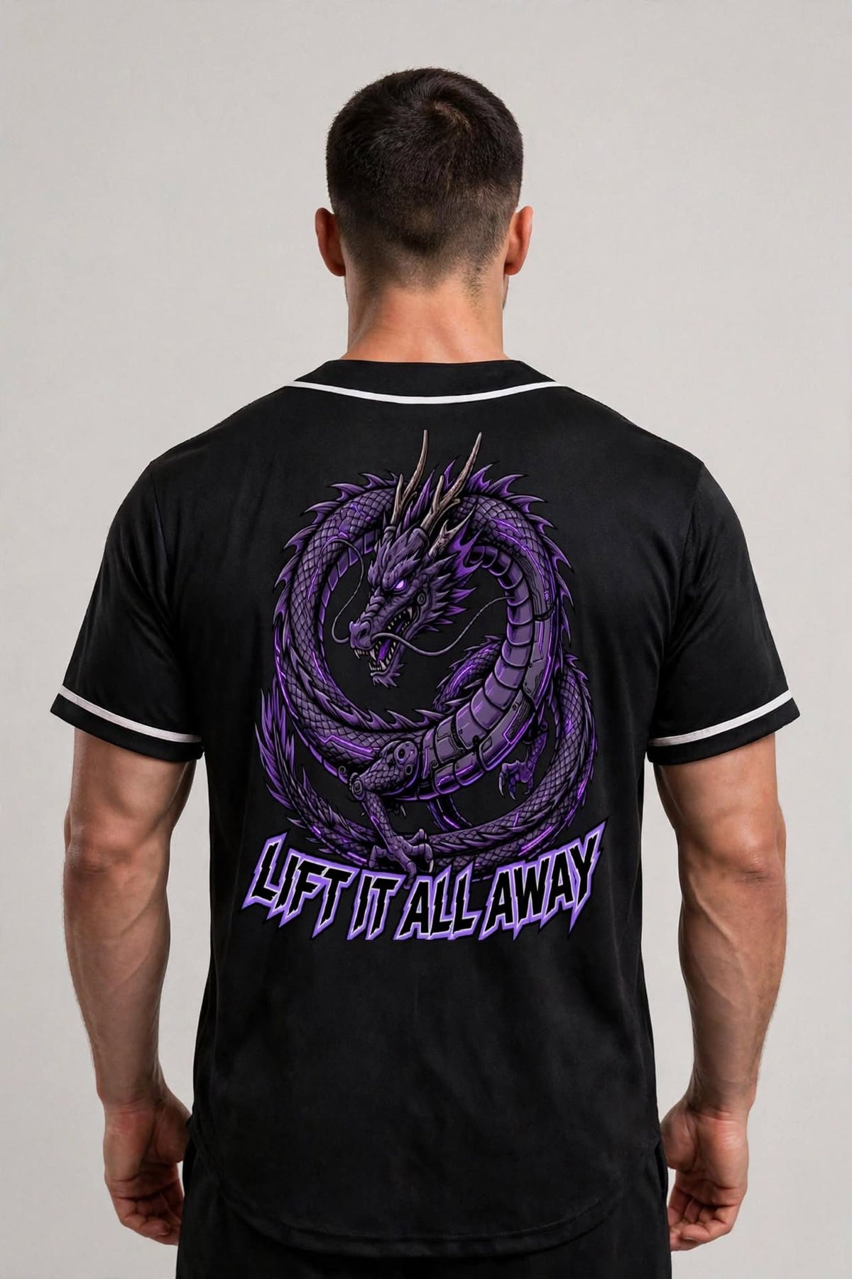 Way of the Dragon button-up jersey — alternate product photo 3
