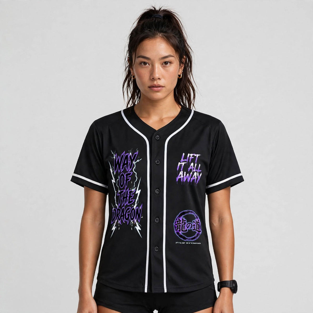 Way of the Dragon button-up jersey — alternate product photo 5