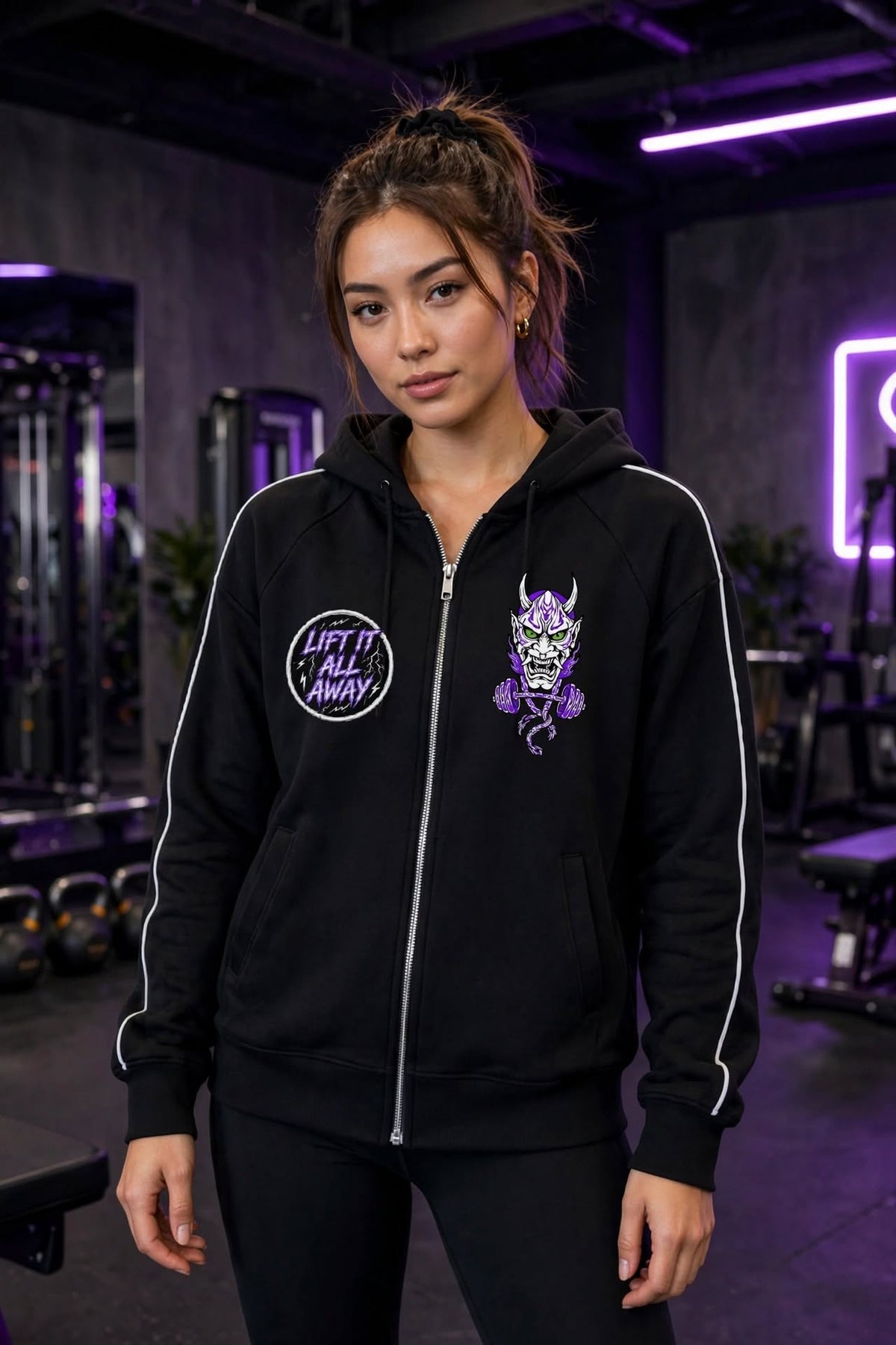 Way of the Dragon zip hoodie — alternate product photo 4