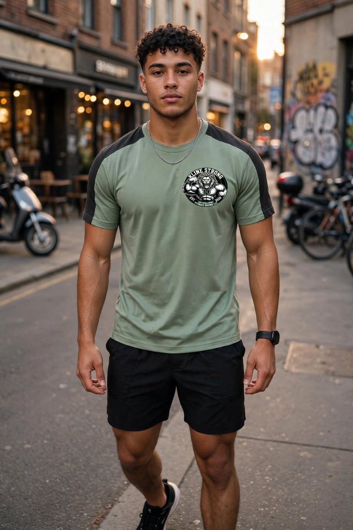 KSFBLLC(RASTA LION) Men's Color Block Performance T-Shirt