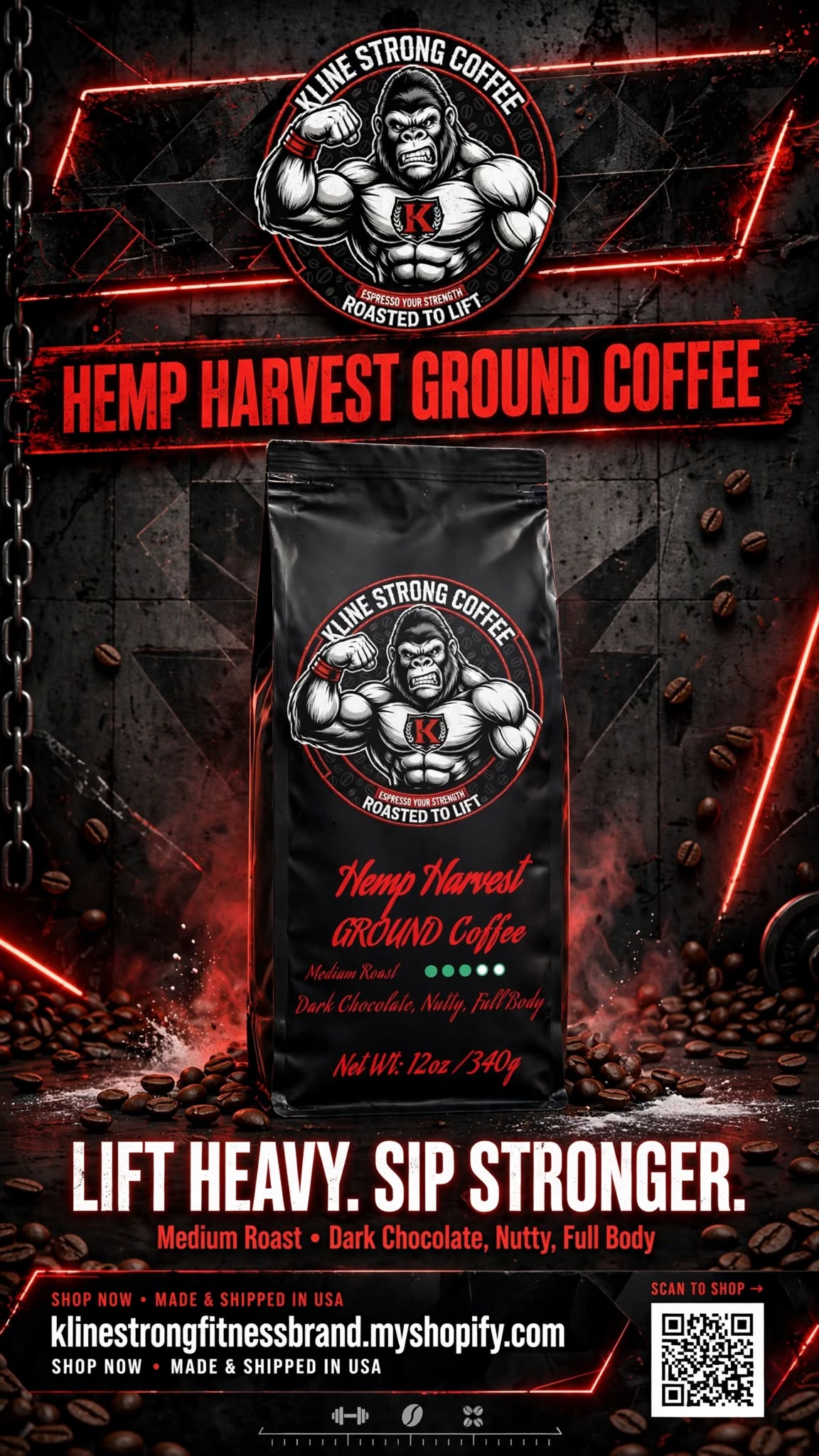 Hemp Harvest Coffee (Medium Roast)