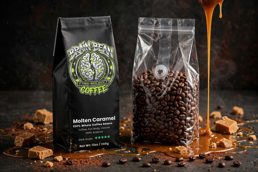 Brain bean coffee Molten Caramel (Dark Roast)