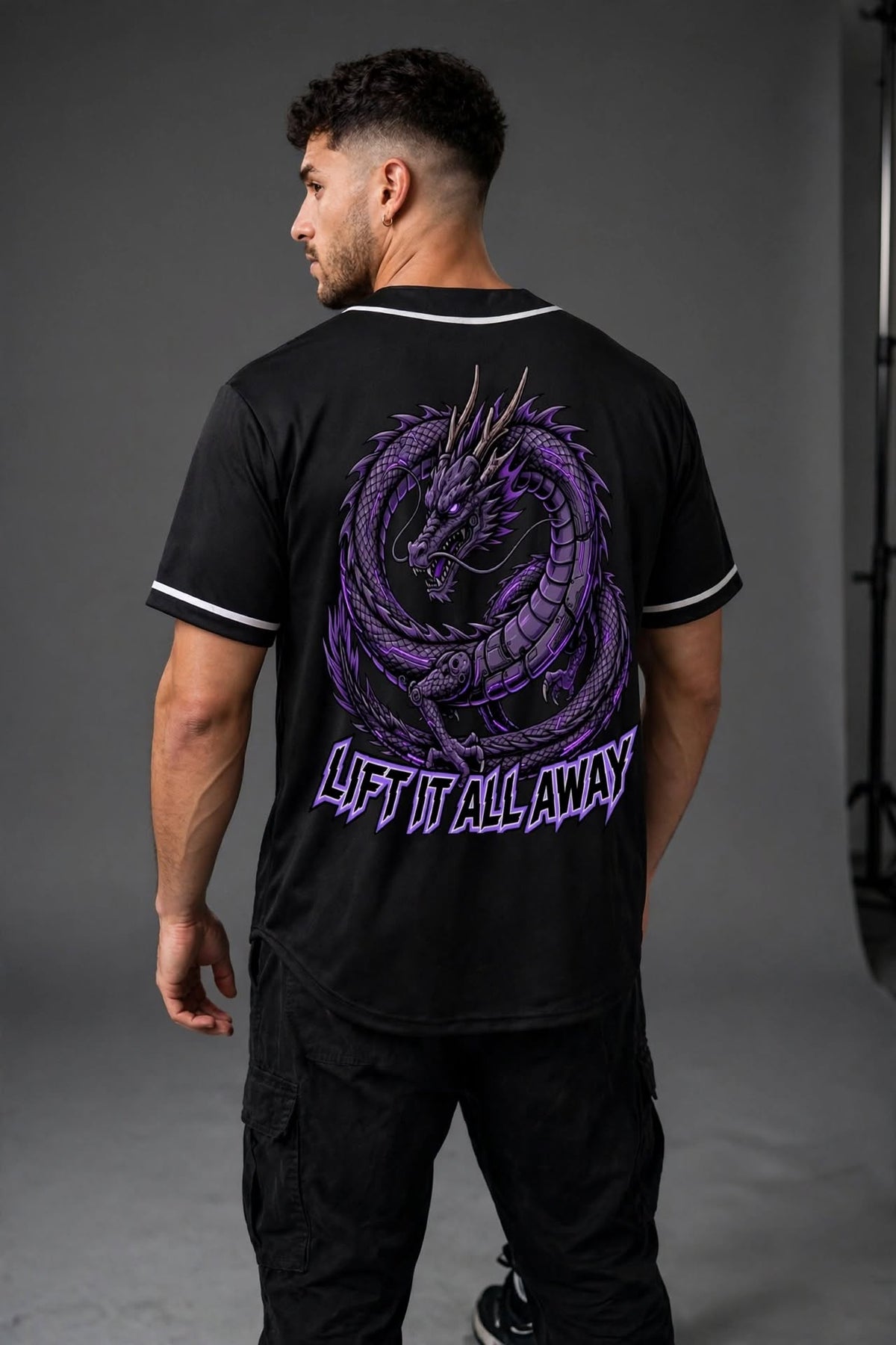 Way of the Dragon button-up jersey — alternate product photo 7