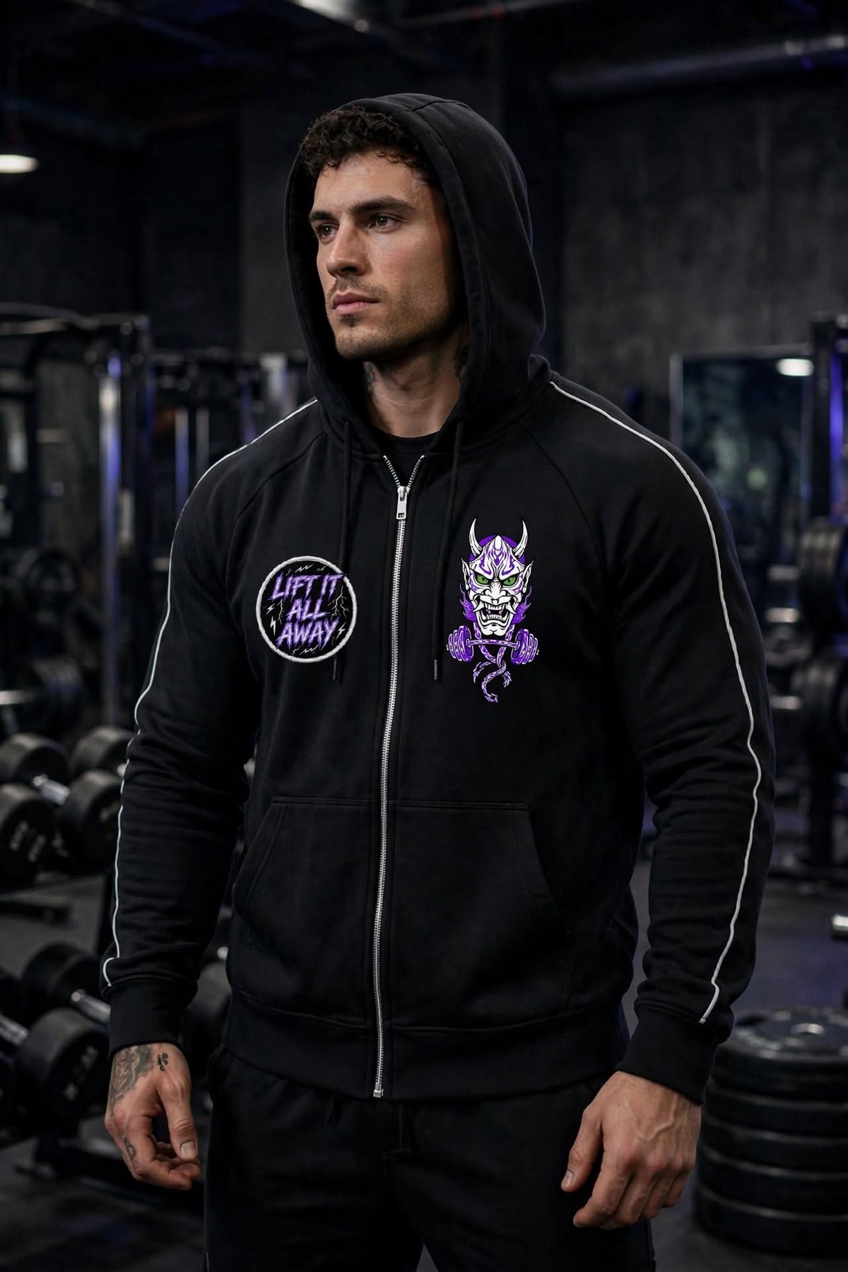 Way of the Dragon zip hoodie — alternate product photo 6