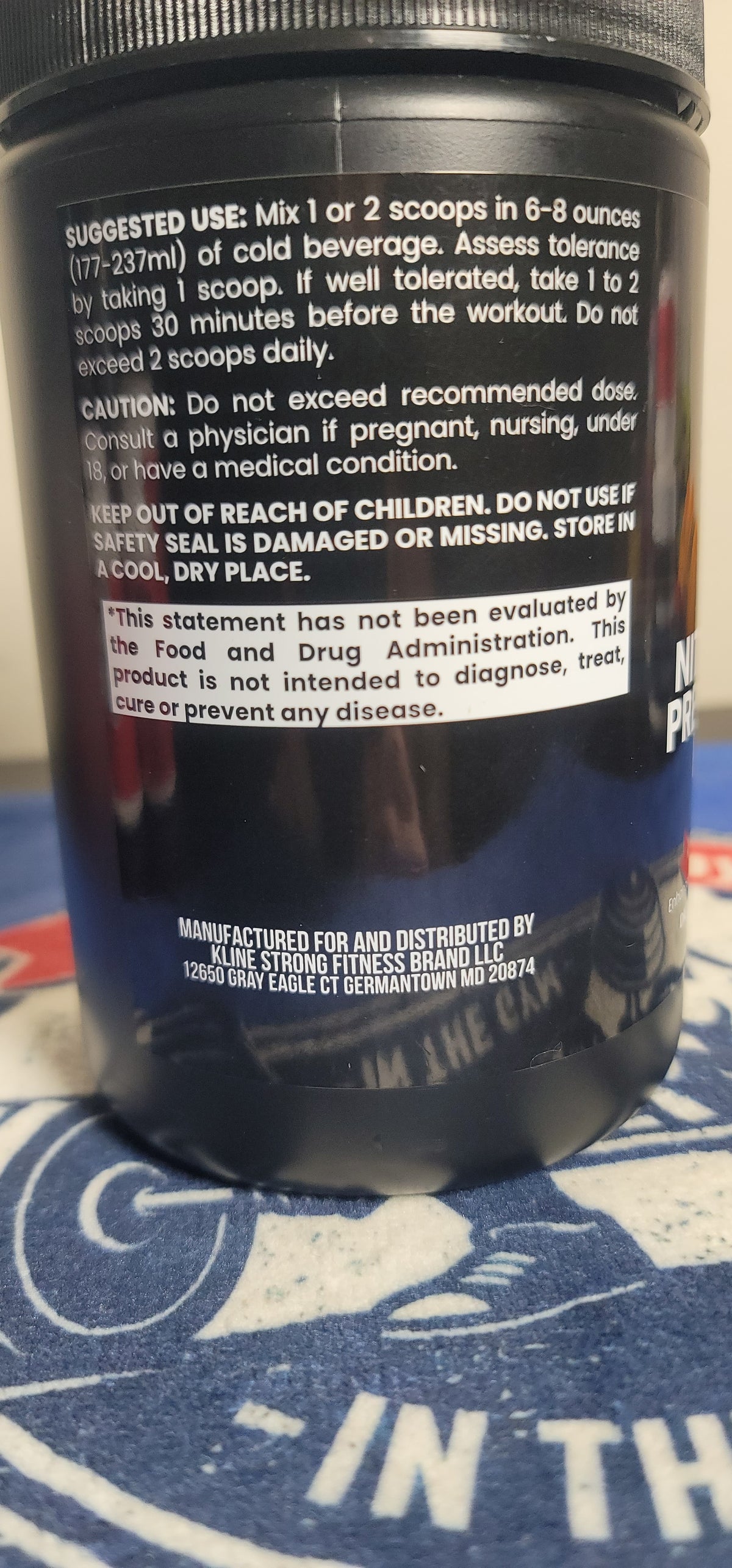 Mind over muscle Nitric Shock Pre-Workout Powder (Fruit Punch)