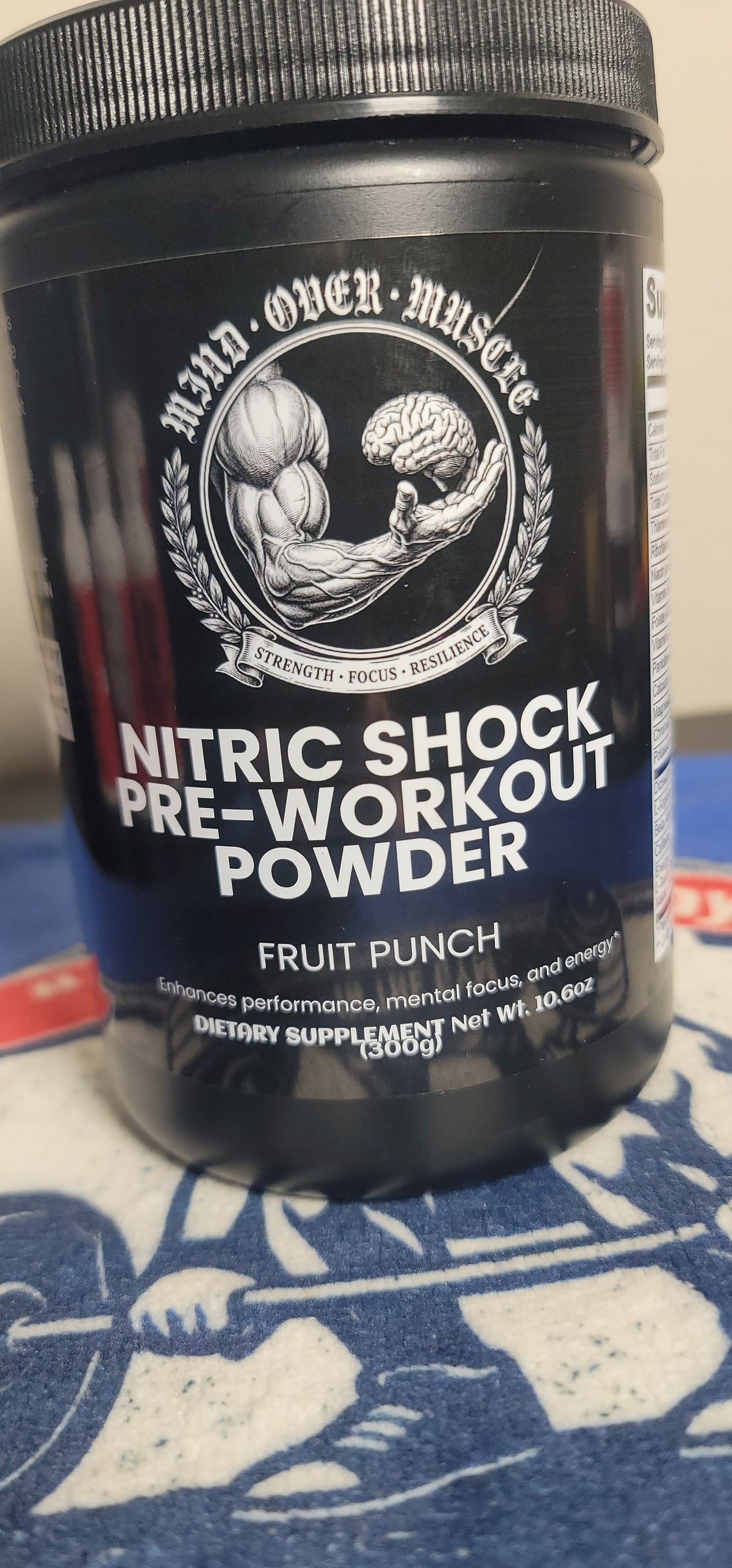 Mind over muscle Nitric Shock Pre-Workout Powder (Fruit Punch)