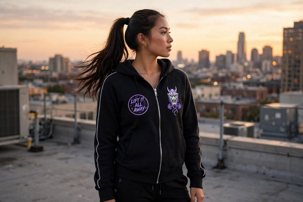 Way of the Dragon zip hoodie — alternate product photo 7