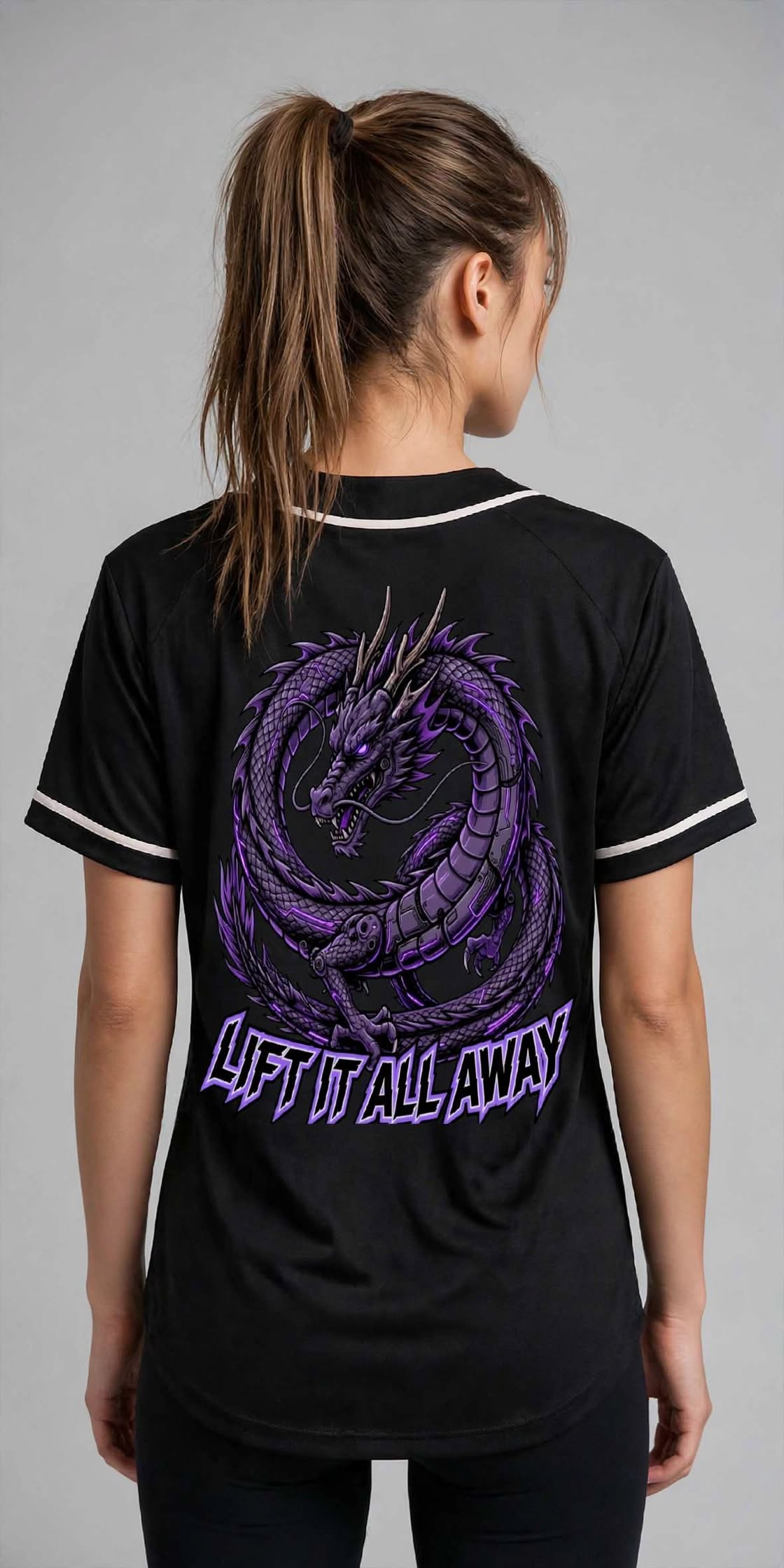 Way of the Dragon button-up jersey — alternate product photo 6