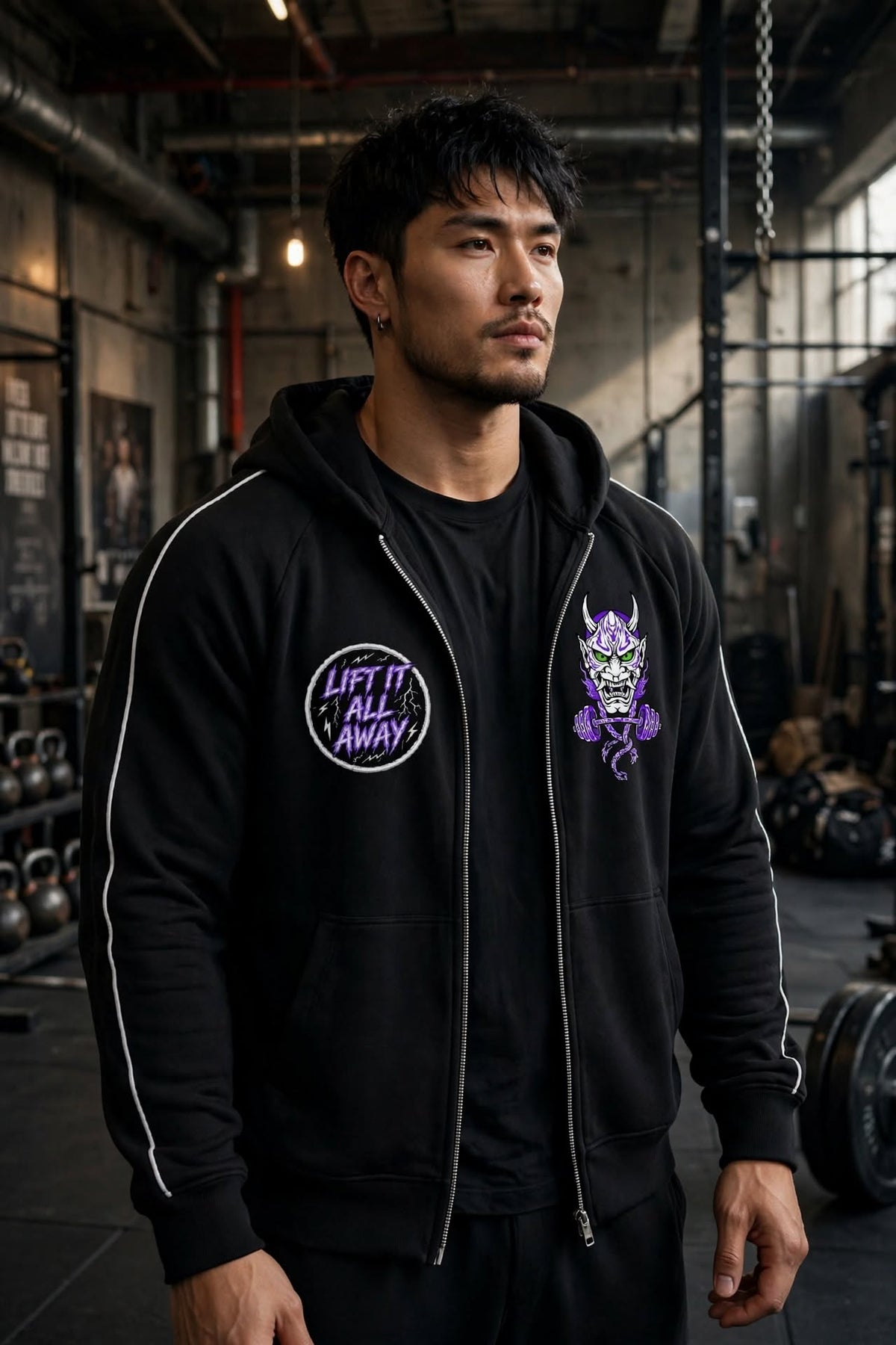 Way of the Dragon zip hoodie — alternate product photo 5